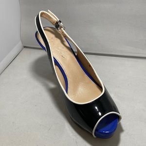 Marc Fisher Patent Slingback OpenToe High Heel Women’s size 8 1/2M